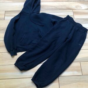 Aritzia sweatfleece bubble fleece set